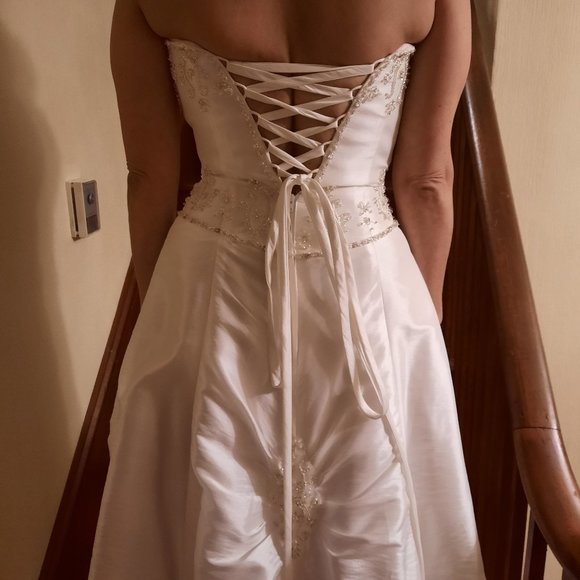 Atelier Diagonale Wedding Dress Size 8 - Picture 3 of 8